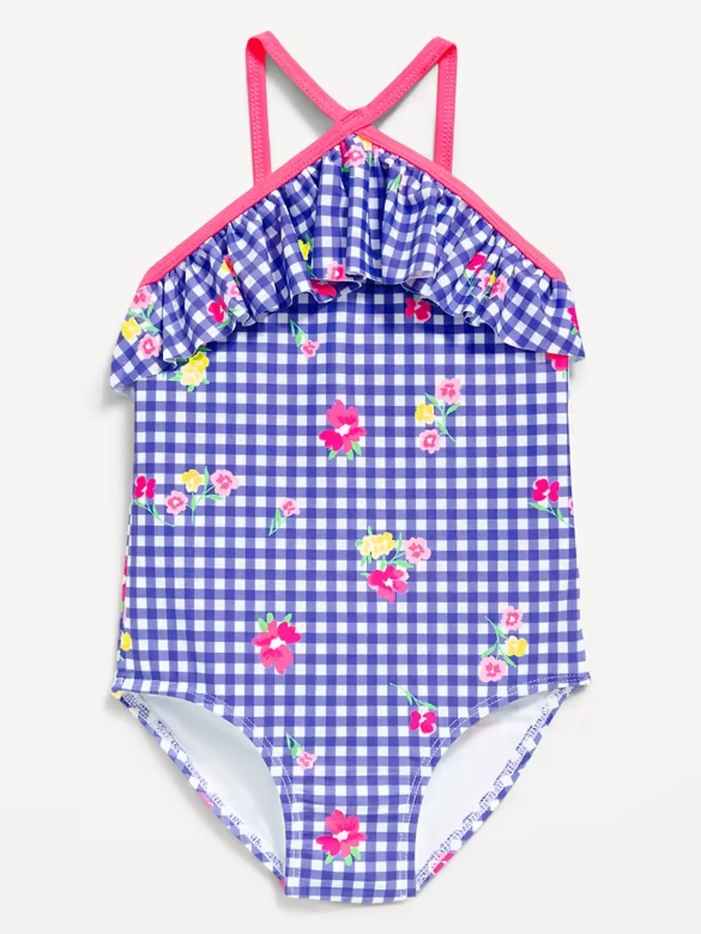Girls' set of 4 swimsuits size 2T and 1 teddy Old Navy MSRP $130